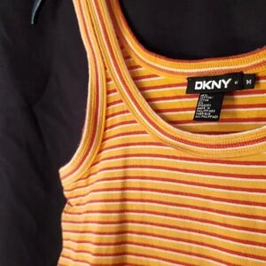 { ❤️ $5}  DKNY Retro Style Striped Tank